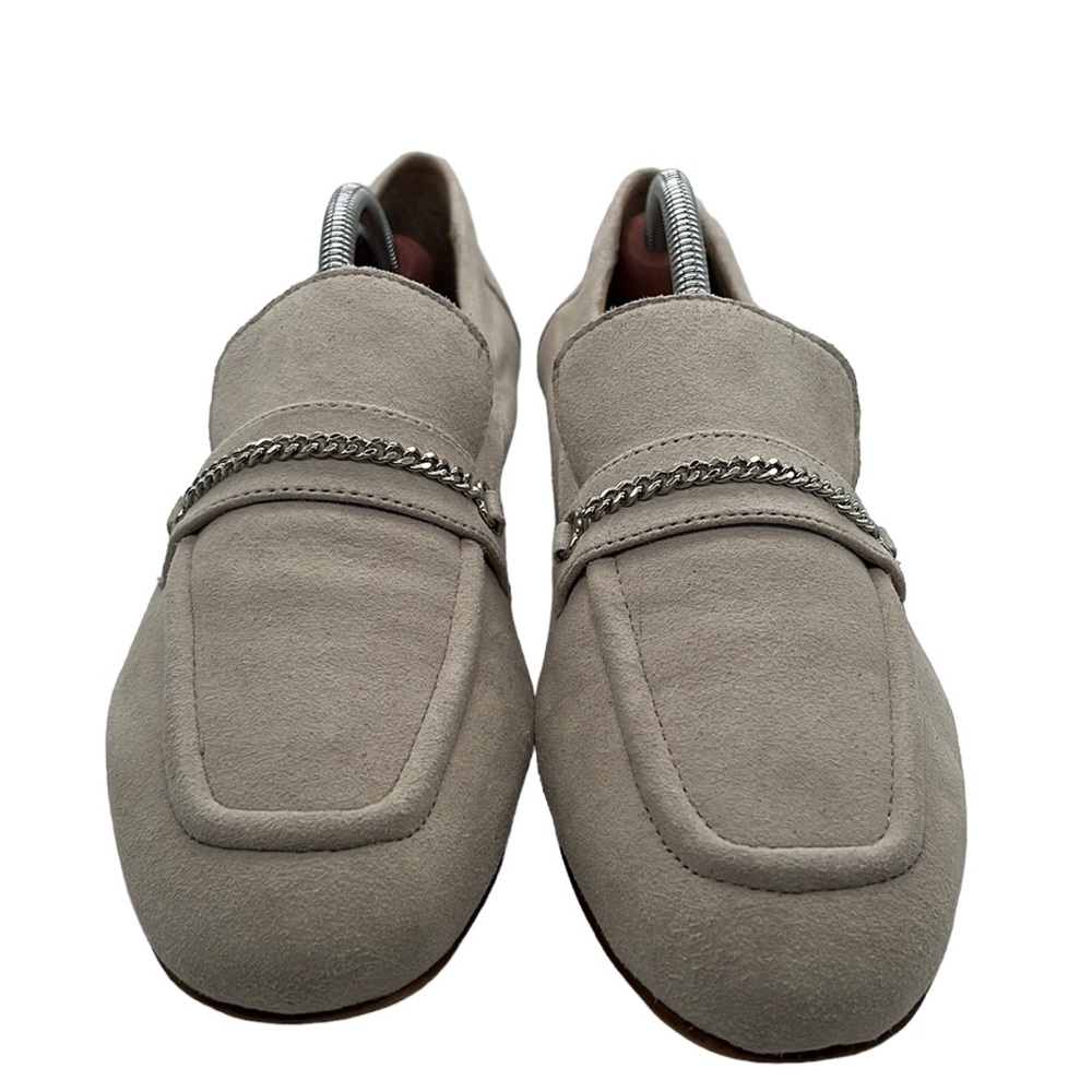Franco Starto Damia Cream Suede Loafers - Picture 2 of 7